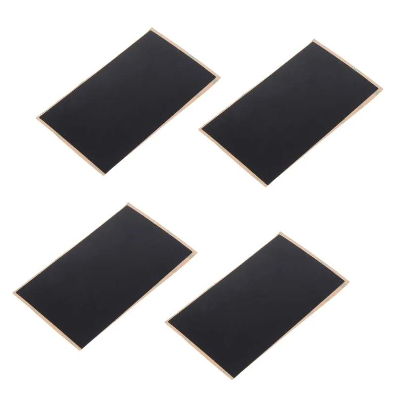 4Pieces Touchpad Sticker Black Trackpad Protector For Thinkpad P52 P53