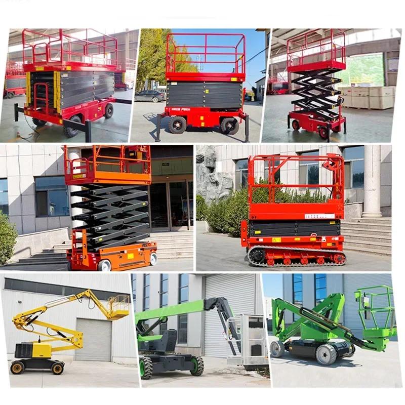 творительная рабочая платформа 6–14 м. Подъемная колесная вертикальная подъемная