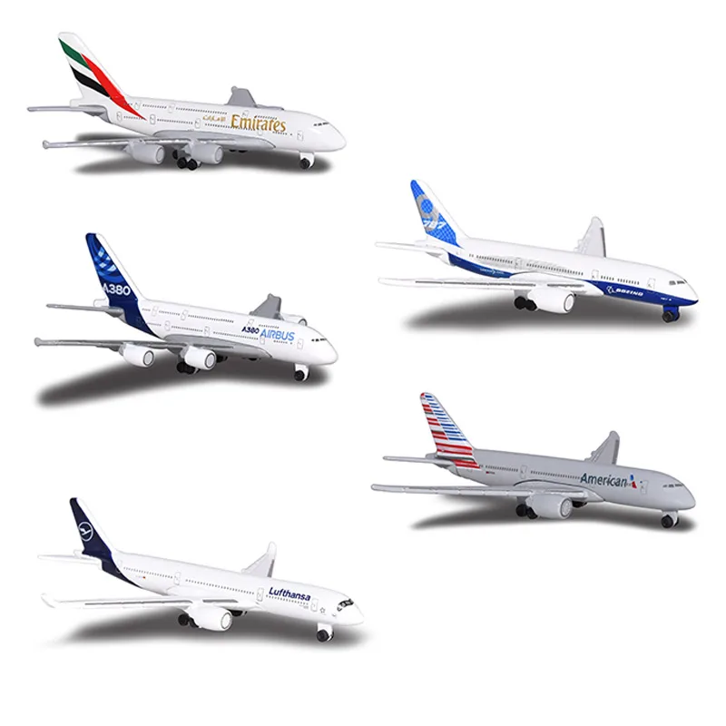 

Majorette 212057980 Aeroplanes Series Motor Vehicle Diecast Metal Model Lufthansa, Boeing, Emirates, Airbus