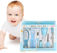 baby care utensil kit newborn infant toddlers nail hair thermometer grooming brush kit clipper scissor multifunction set