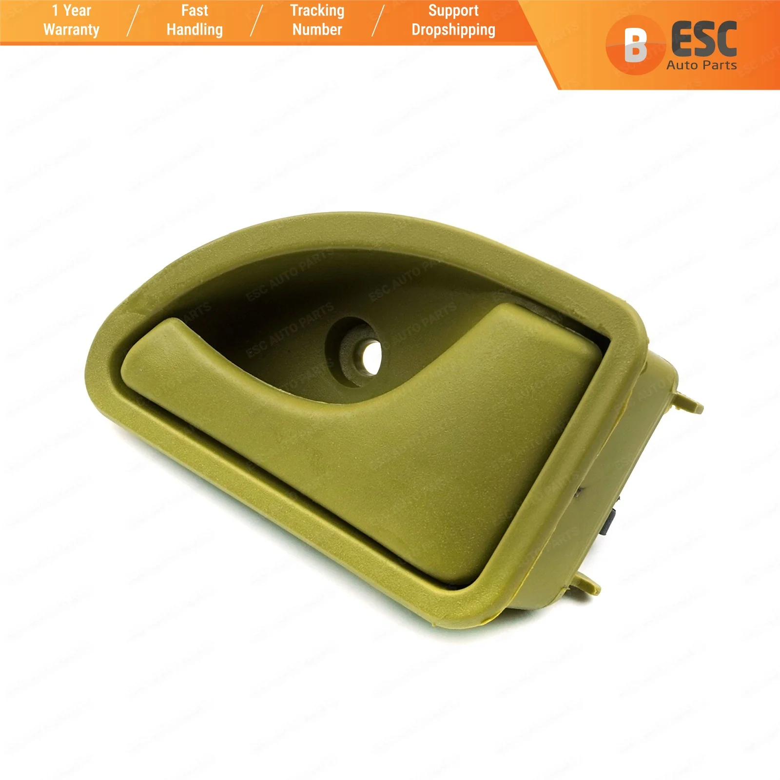 

ESC EDP931 Interior Door Handle 7700309314 Front or Rear Right Doors For Renault Kangoo 1997-2007, Renault Twingo 1993-2007