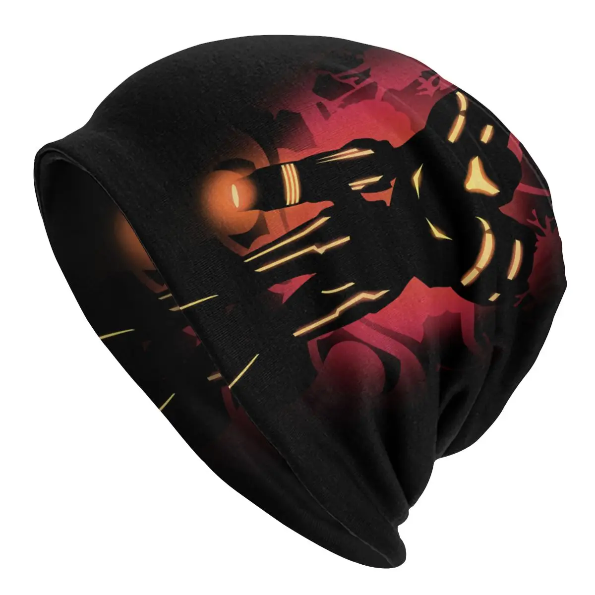 

Red Metroid Samus Action Game Unisex Bonnet Winter Warm Running Hats Double Layer Thin Hat Breathable Caps