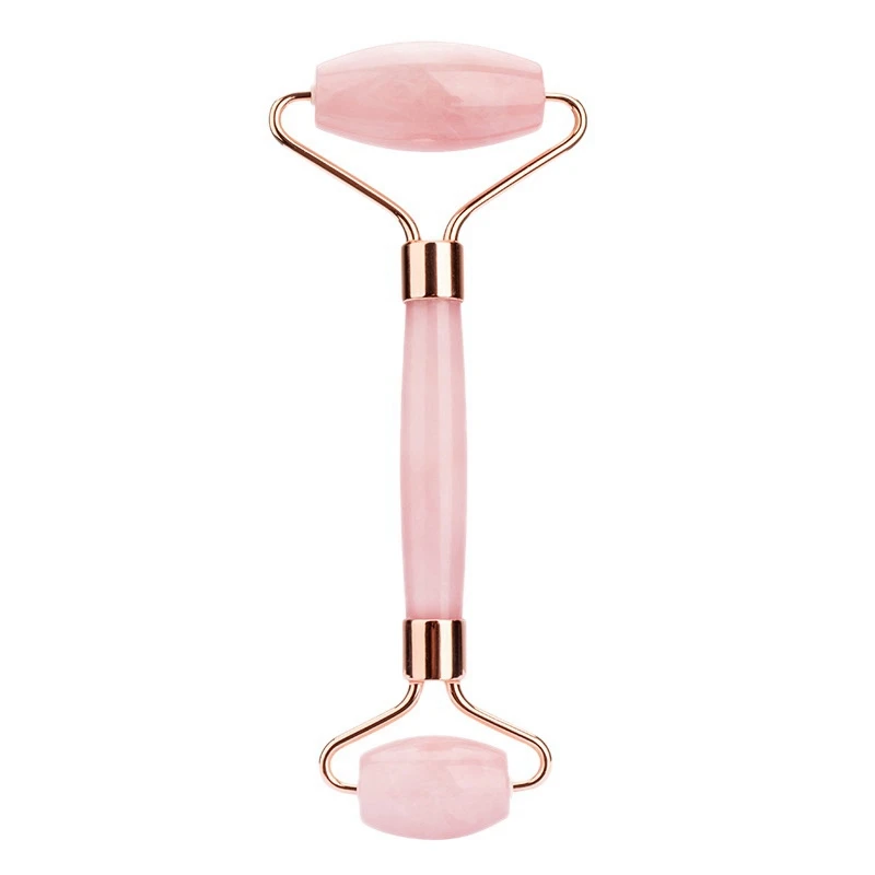

Rose Quartz Natural Jade Face Roller Anti Aging Jade Stone Massager For Face & Eye Massage