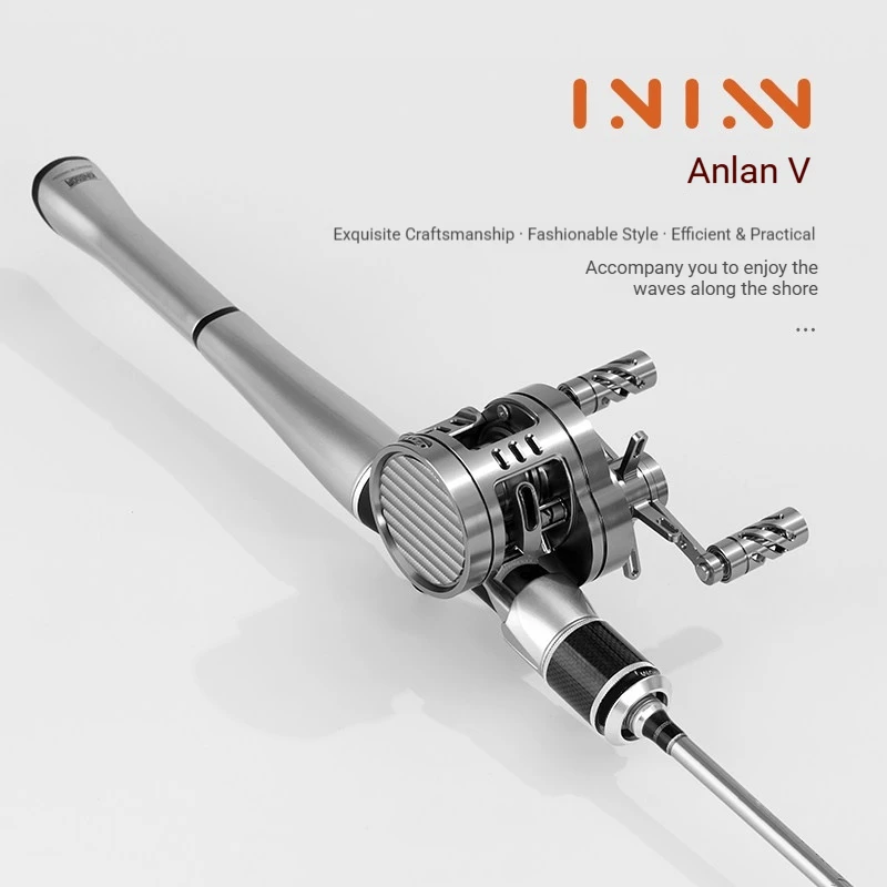 Фото Популярная катушка Anlan V1 для спиннинговой ловли, 12+1 подшипников, ультралегкая катушка Bfs для ловли басса и форели, передаточное число 8.1:1, тормозное усилие 3.5 кг. №4