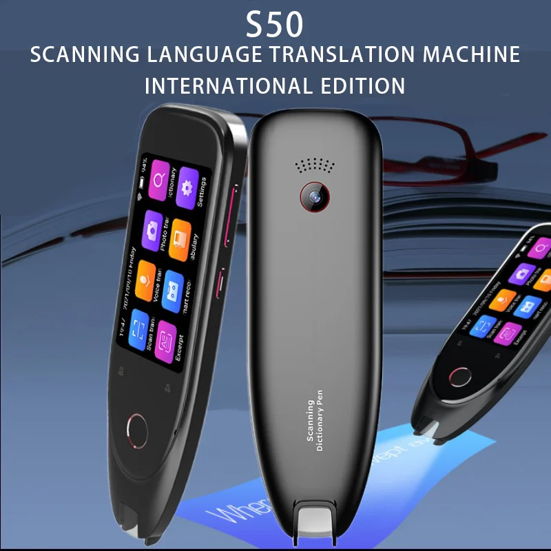 

2023 New Dictionary Translation Pen Scanner Text Scanning Reading Translator Multilingual Scanner Noise Reduction Recording Pen