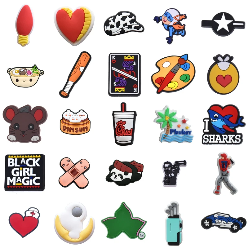 

Wholesale Bulk Gifts Boy Kids Men Set Jeans Women Charm Para Pins Girl Shoe Charms Decorations for Crocs Packs Shoes Accessories