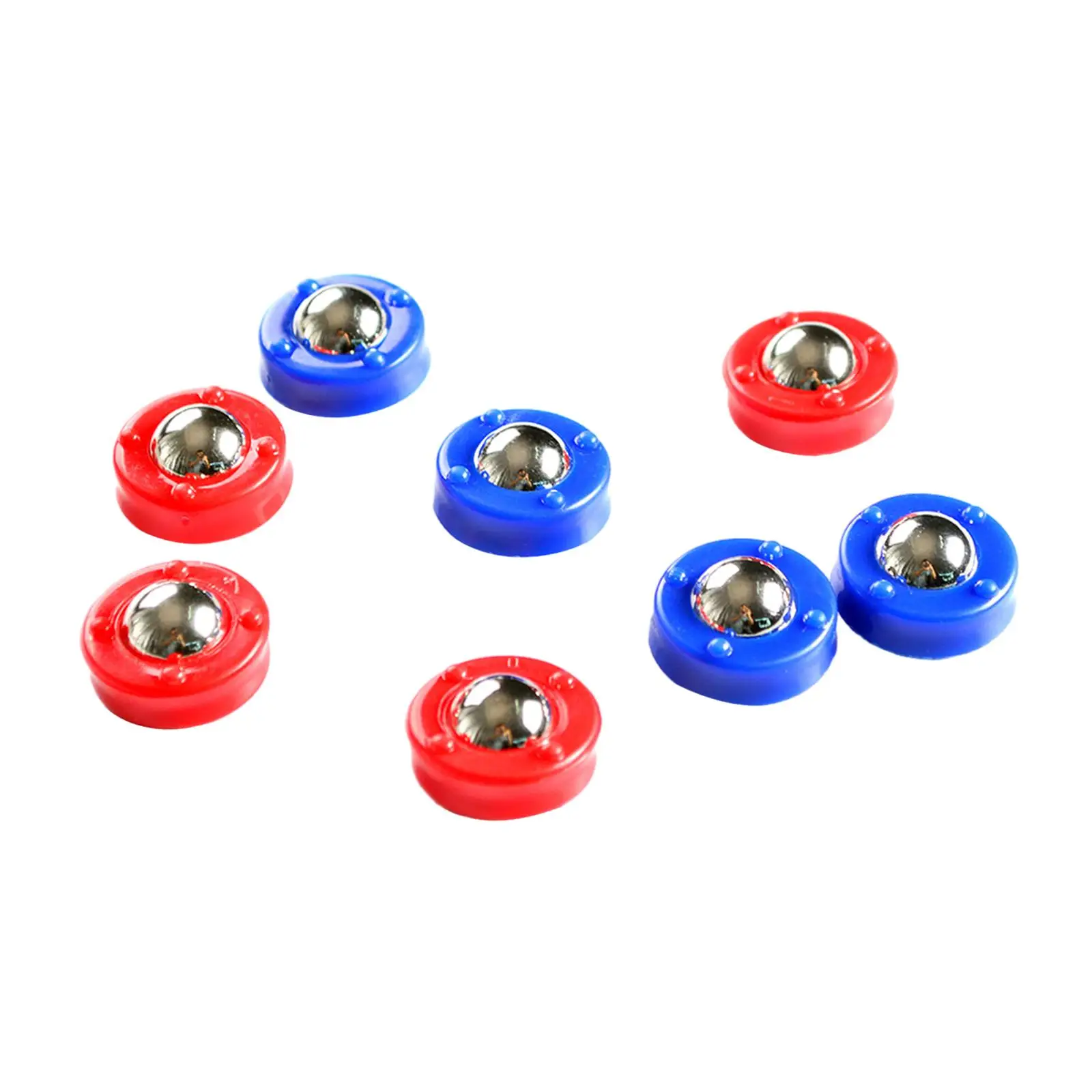 

8x Shuffleboard Pucks Shuffleboard, настольное оборудование, вращающаяся бусина, комнатные талисманы для настольных игр для путешествий, настольная игра