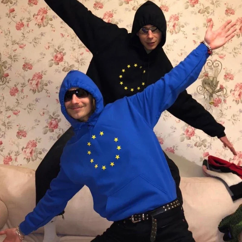 Толстовка с капюшоном KANYE WEST в американском стиле мужской и женский