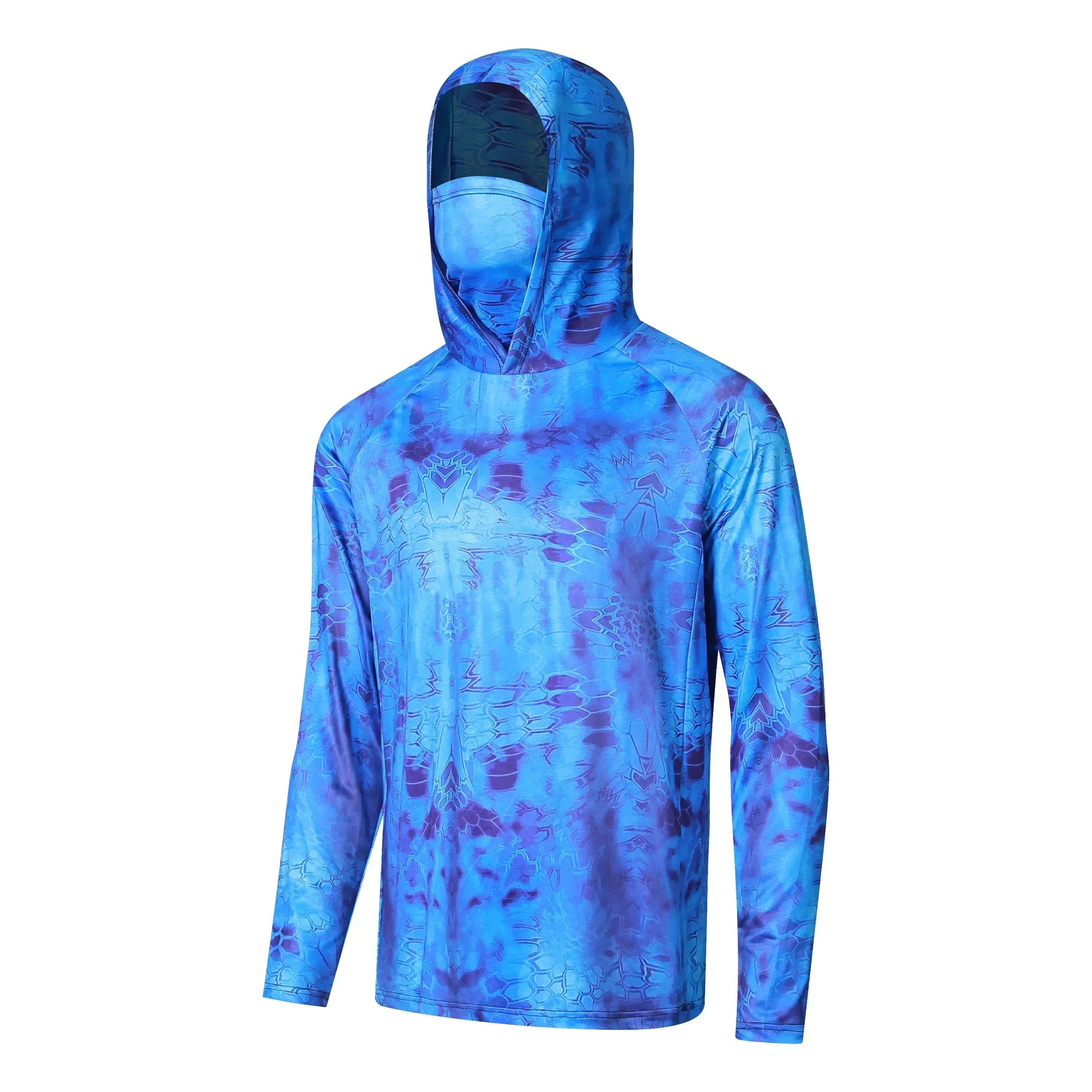 Рубашки для рыбалки мужская одежда с капюшоном и длинными рукавами защита Camisa De