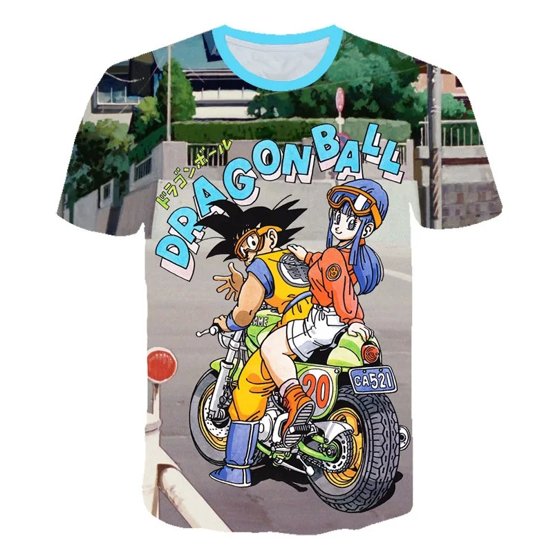 

Classic Cartoon Dragon-Ball Sport 3D Tshirt New Harajuku Style Game Goku Kids Clothes Super Cool Boys Clothes Kids Size 3-14T