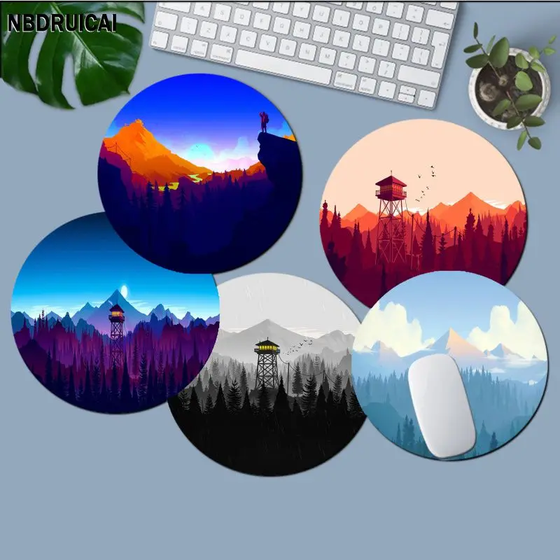 

Deep Forest Firewatch 22x22cm Round Big Promotion Table Mat Student Mousepad Computer Keyboard Games Pad Office Desk Accessories