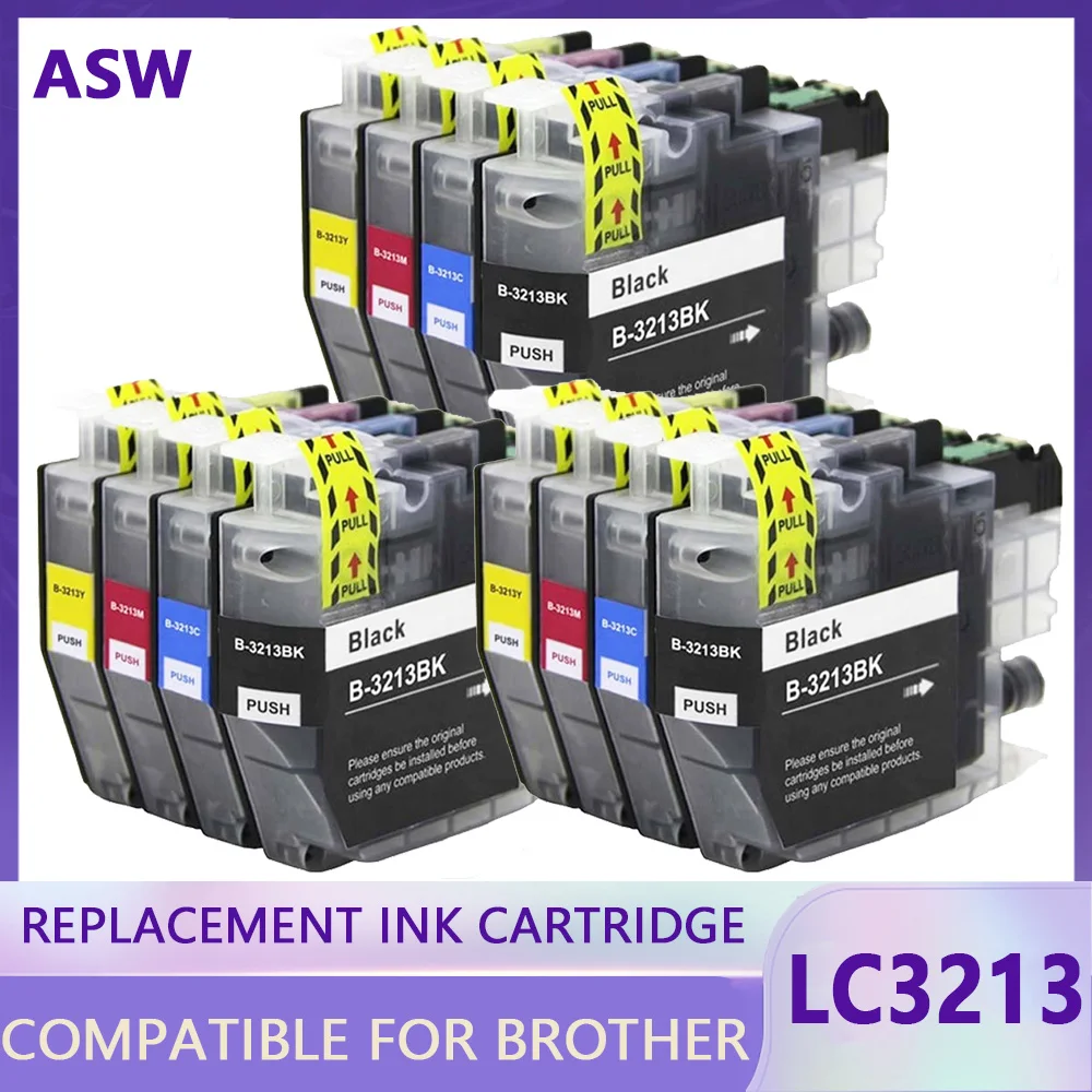 

Compatible ink Cartridge for Brother 3213XL LC3213 suit for Brother DCP-J572DW/DCP-J772DW/DCP-J774DW/MFC-J491DW/J497