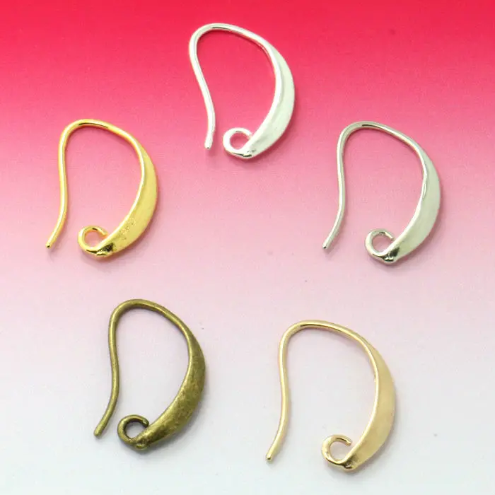 

20pcs Wholesale 13*19mm Four color Ear Wires Hook Earring for DIY Jewelry
