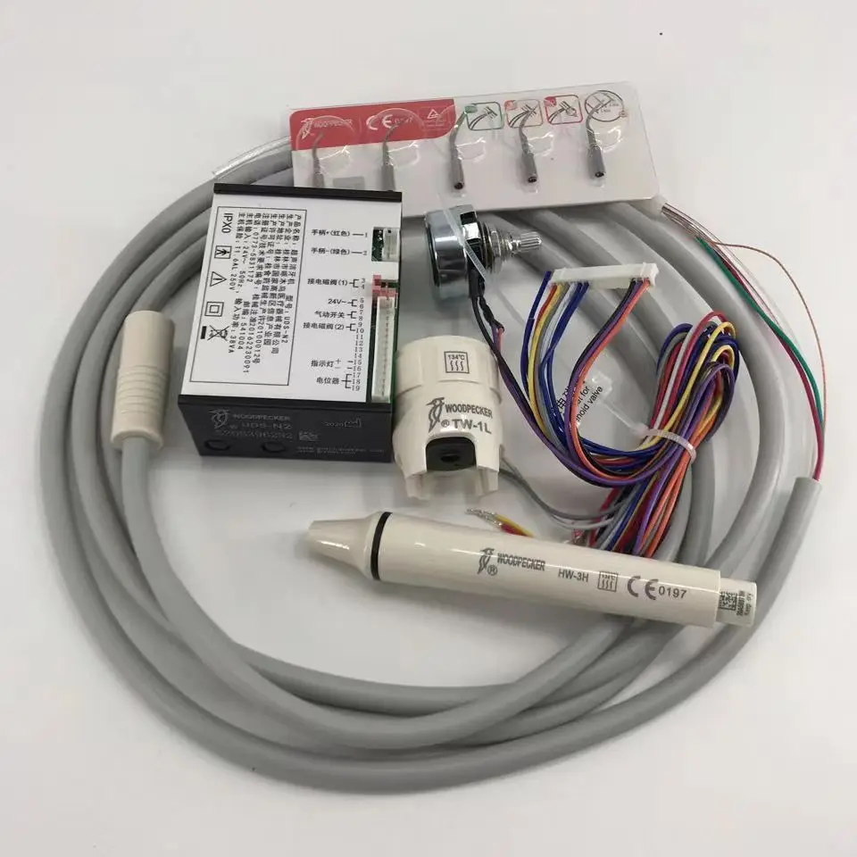 

De-ntal equipment, oral materials, ultrasonic built-in scaler, den-tal cleanser, den-tal chair scaler, plug-in handle