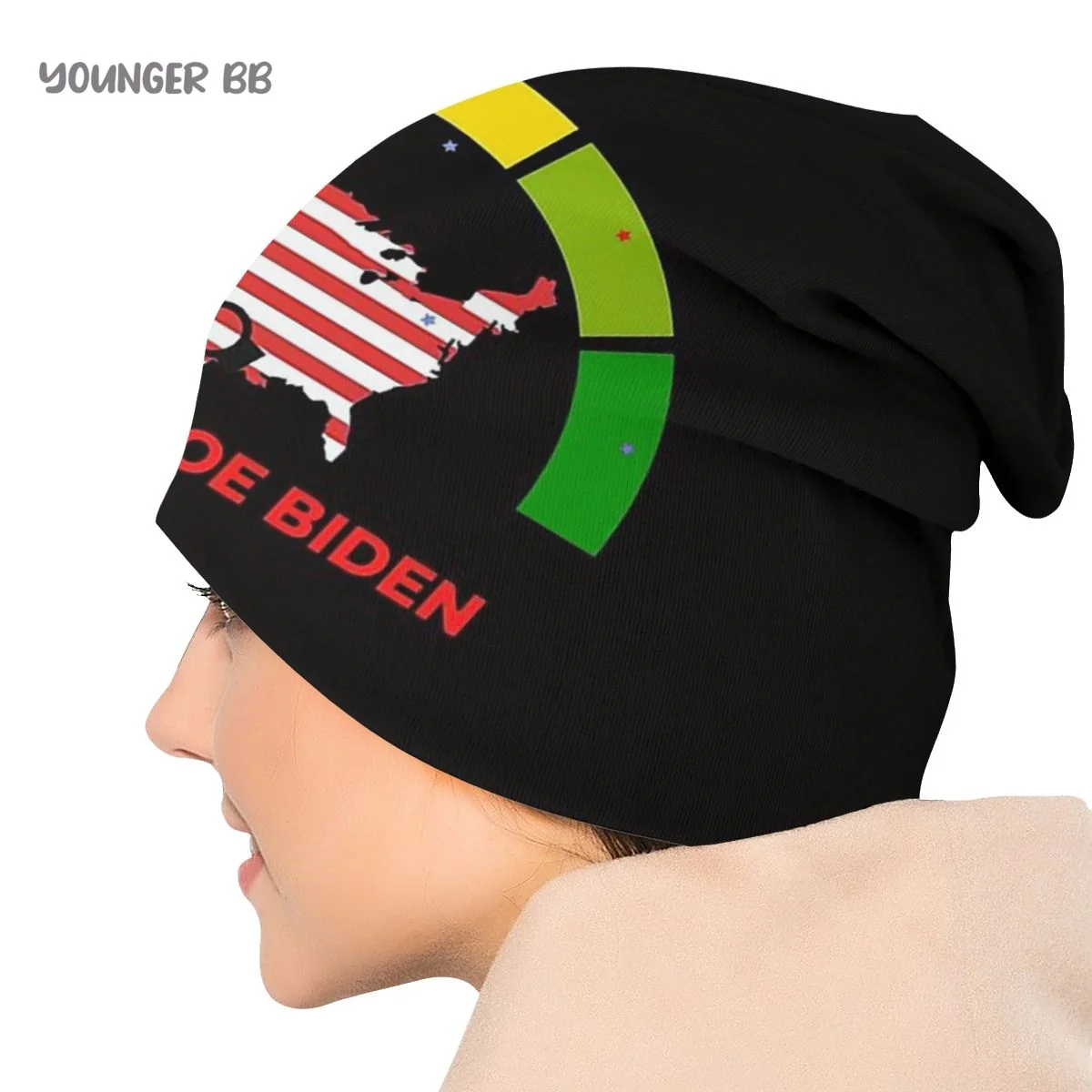 Головные уборы мужские женские вязаные головные Joe Biden зимняя теплая Кепка-бини |