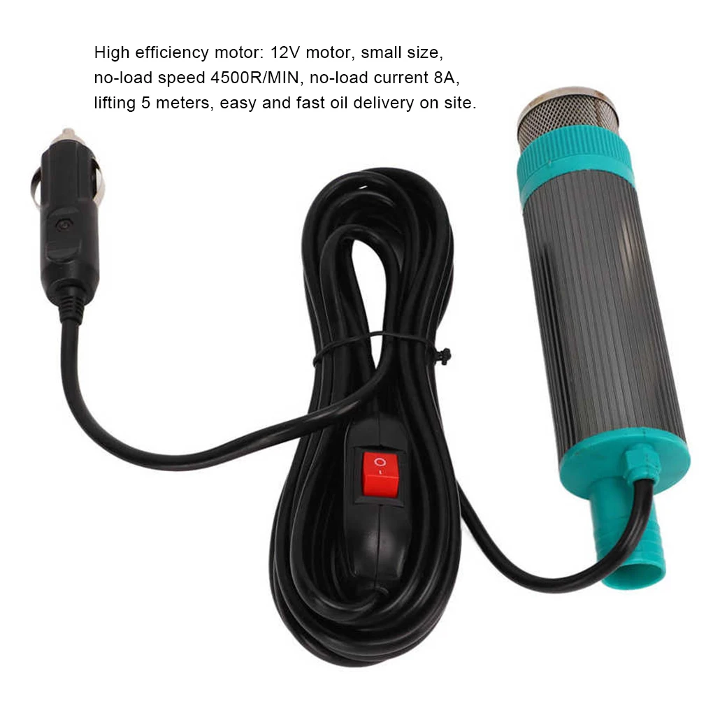 

RV Oil Pump Portable Electric Water Extractor Strong Suction Lightness Convenient Pumps Trailer Fuel Transfer Accessories