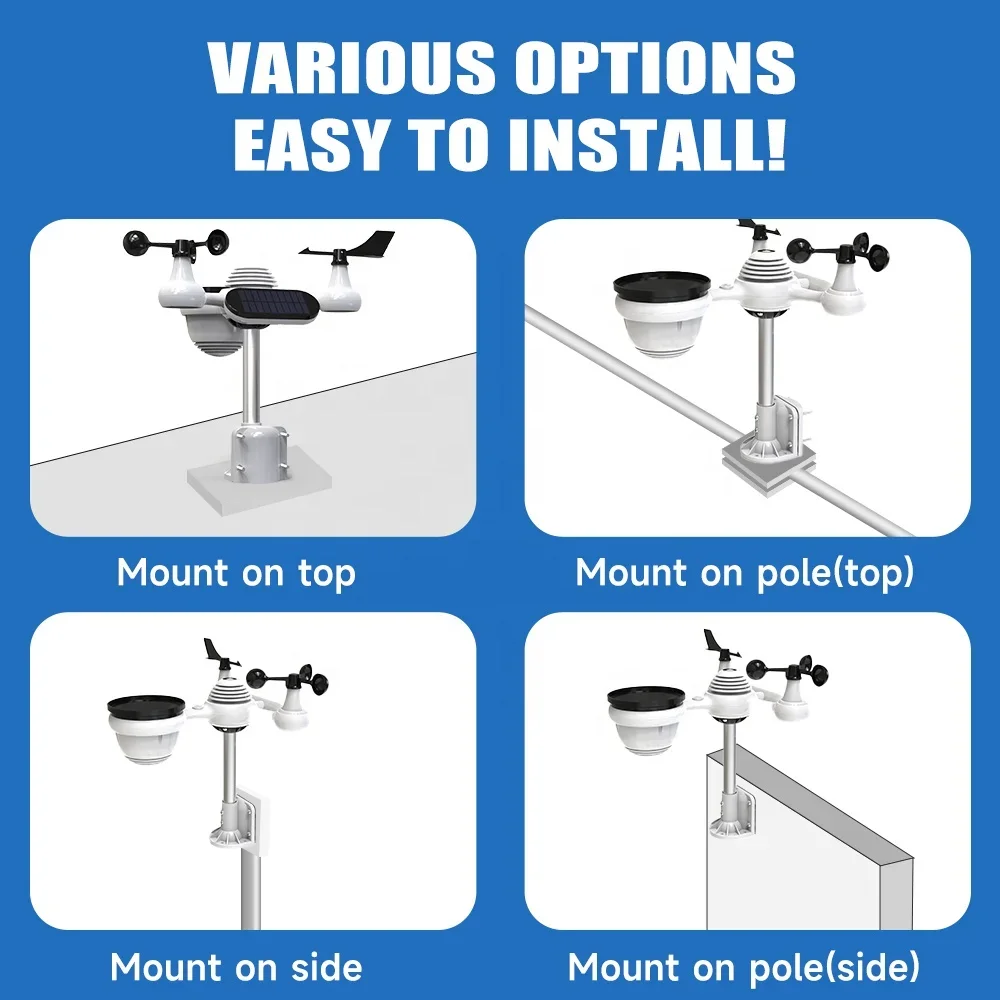 7 в 1 цифровой красочный термометр для домашнего использования уличной