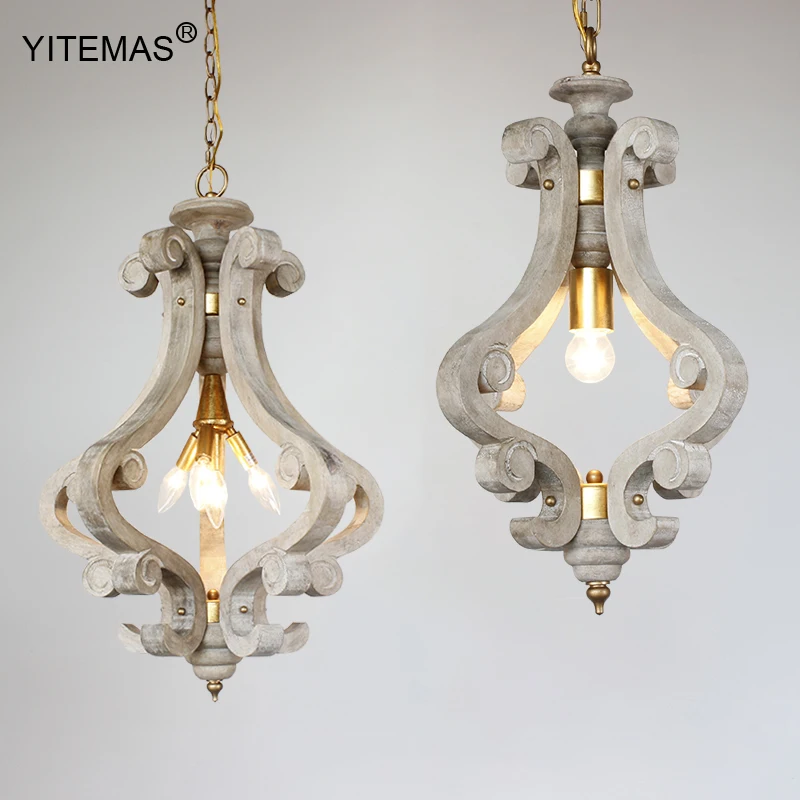 

Маленькая подвесная люстра в прихожей, деревянные светильники в стиле ретро для кухни, гостиной, прикроватного столика