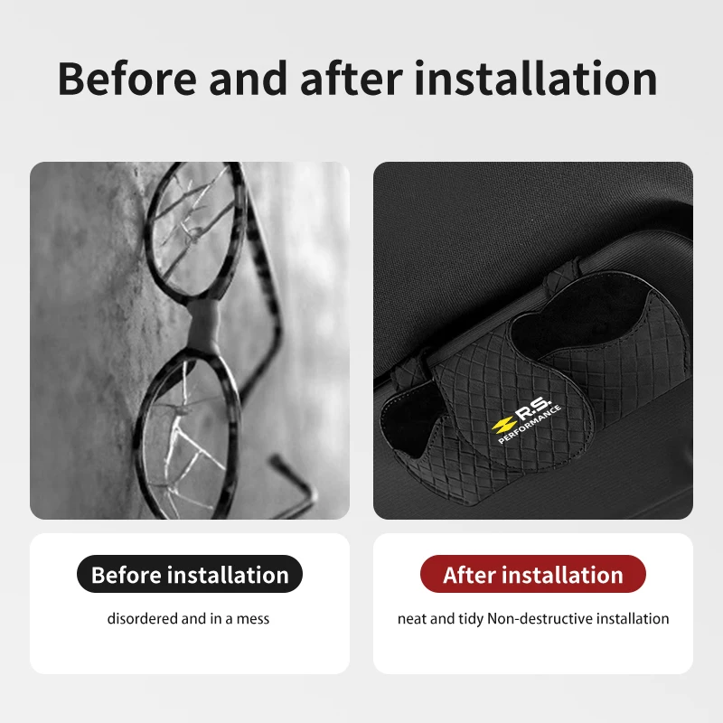 Автомобильный держатель для очков козырек солнцезащитных зажим хранения Renault QM6