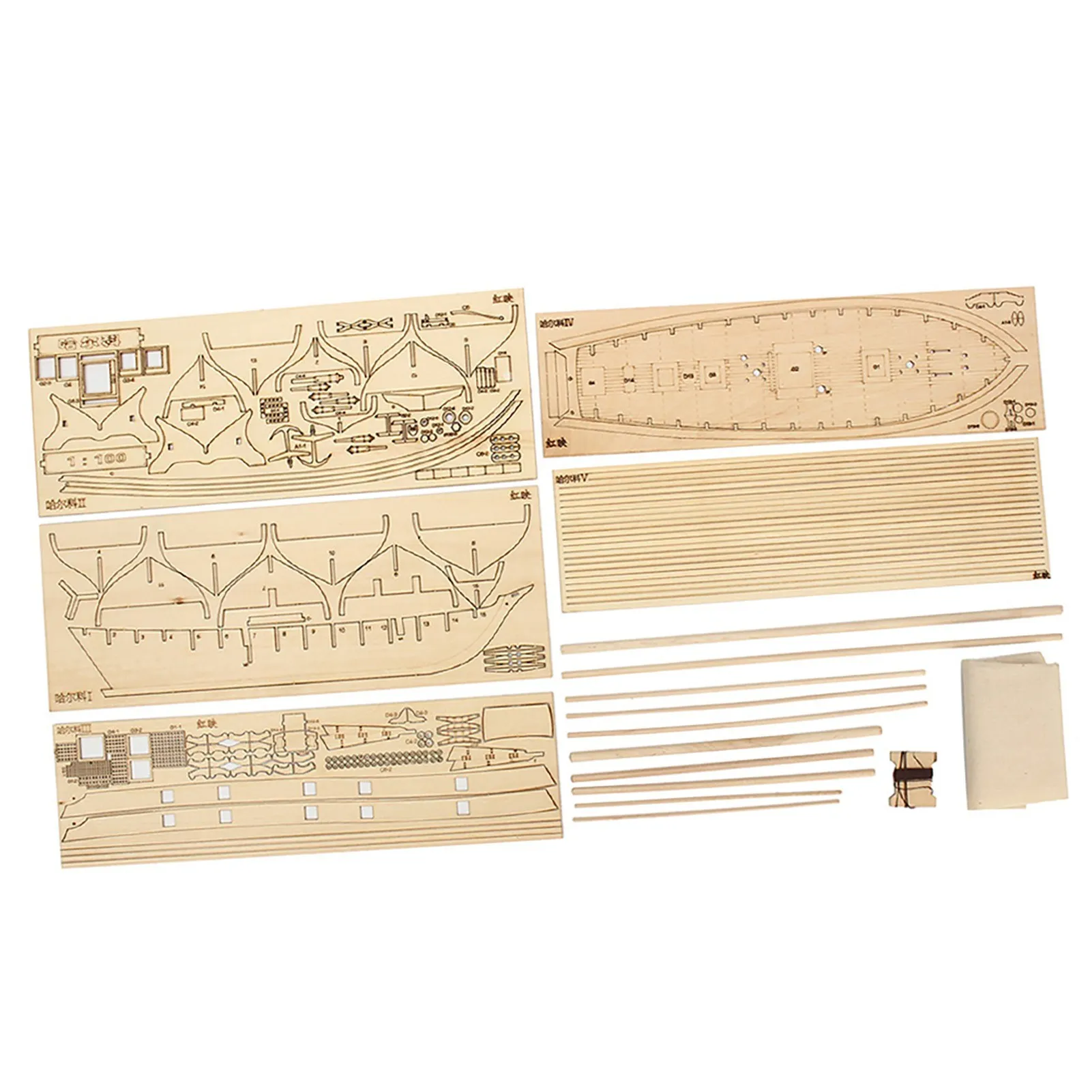 

DIY Ship Assembly Model Kits Wooden Sailing Boat Scale Model Decoration Toys Gifts for