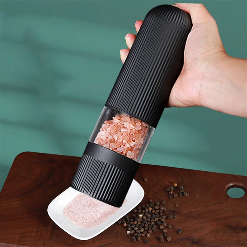 

Automatic Pepper Grinder Electric Spice Mill Grinder Salt Seasoning Adjustable Coarseness Kitchen Tools Grinding For Cooking BBQ