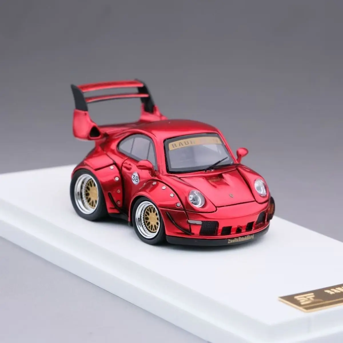 Sjf Production Limited To 499 Смола Материал 1/64 Соотношение Porsche 993RWB Высокий хвост Новое место