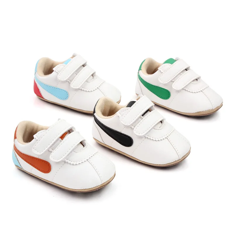 

Newborn Shoes Infants Boy Girl Shoes Star Pu Shoes bebe Slip-on First Walkers Kids Footwear Toddler Baby Boy Shoes White