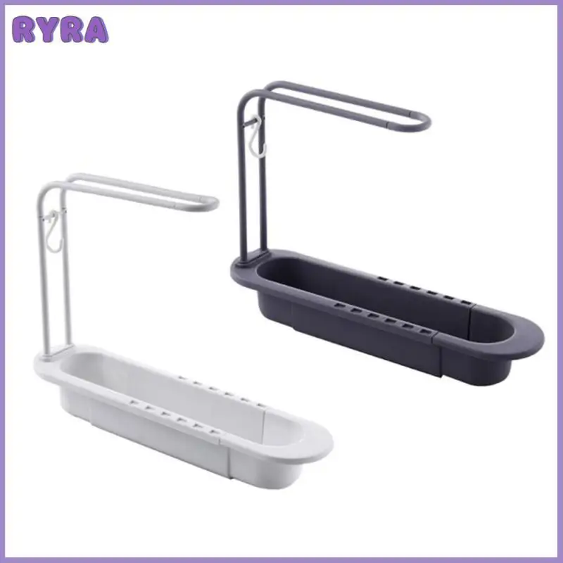 

Telescopic Kitchen Sink Dish Rack Storage Dish Drainer Rack Sink Kitchen Organizer Sponge Towel Holder Sink Shelf Kitchen Gadget