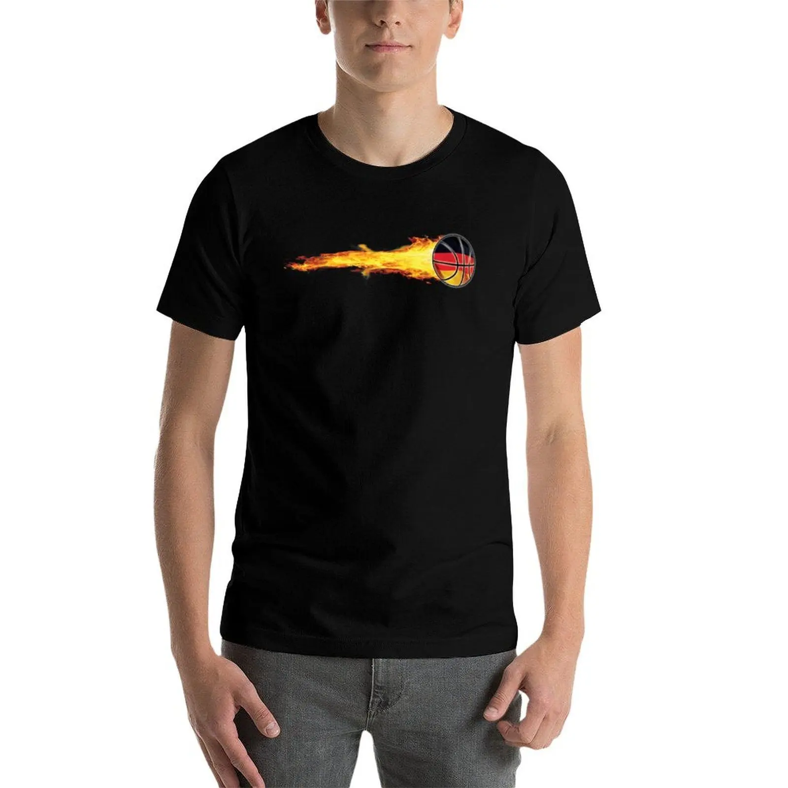 Фото Футболка Basketball on Fire - Germany, устойчивая к сминанию, с короткими рукавами №4