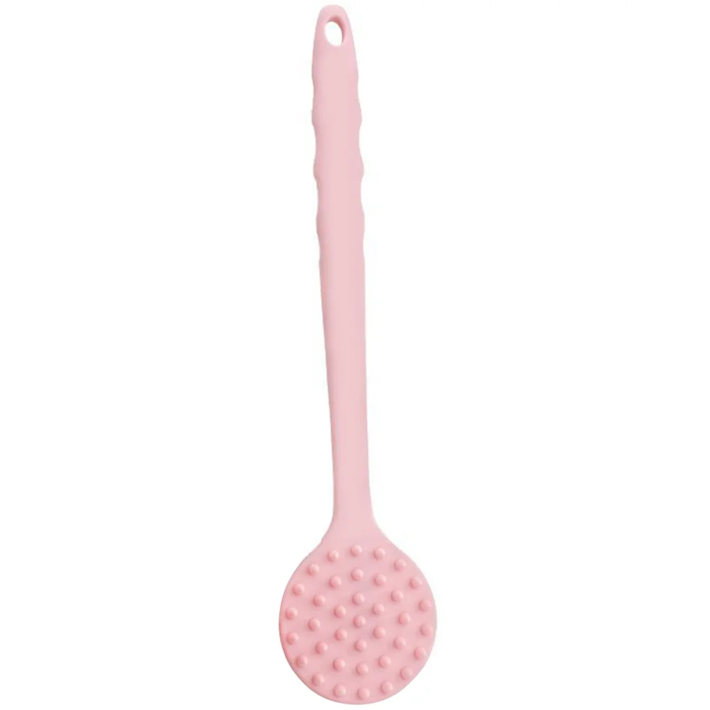 

Long Handle Bath Brush Back Scrub Body Exfoliator Exfoliating Scrubber Silica Gel Shower