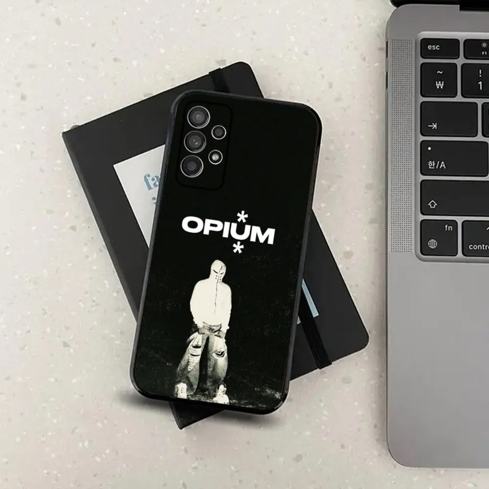 Чехол для телефона O-opiums Playboi Carti Rapper Samsung Galaxy A13 A21s A22 A31 A32 A52 A53 A71 A80 A91 мягкий черный