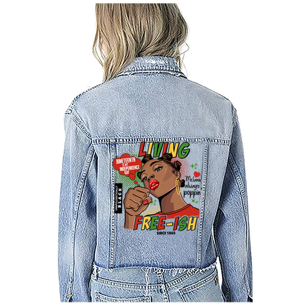 Термоклейкая наклейка на одежду juneteen Pathces футболку Hooides DIY моющаяся аппликация