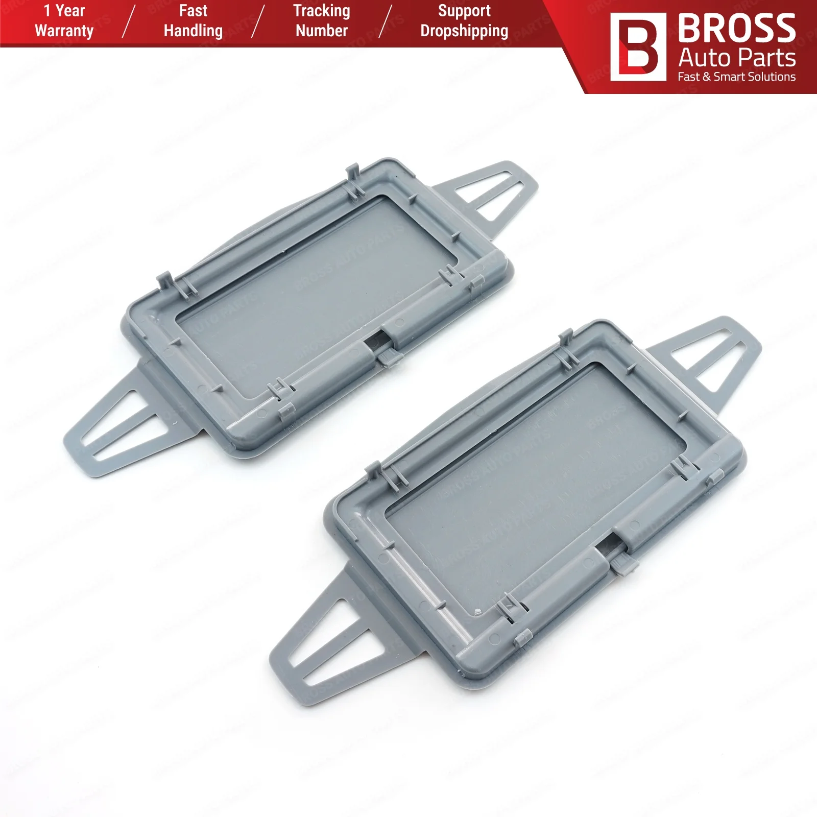 Bross BDP182 2 шт. солнцезащитный козырек Макияж косметическое зеркало Покрытие серый