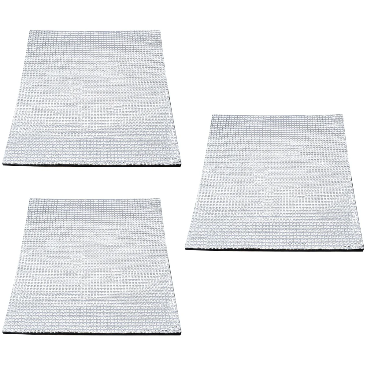 

3 pcs Parrot Mat Mini Pad Pet Insulation Pad Warm Reflective Film Heat Pad Silver