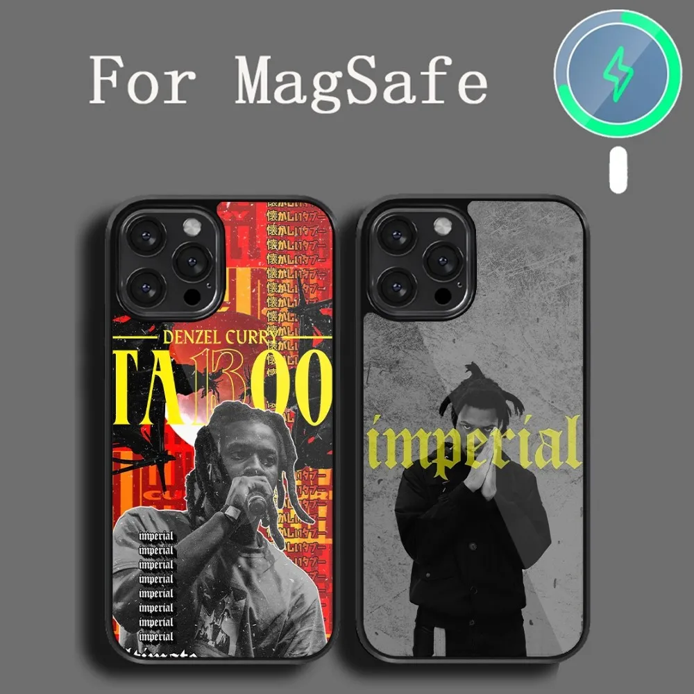 D-Denzel C-карри рэп чехол для телефона iPhone 14 13 12 11 15 Pro Max Plus Magsafe Магнитный