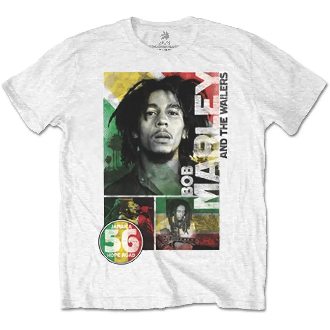 Футболка Bob Marley 56 Hope Road Rasta розничная продажа официальная Новинка