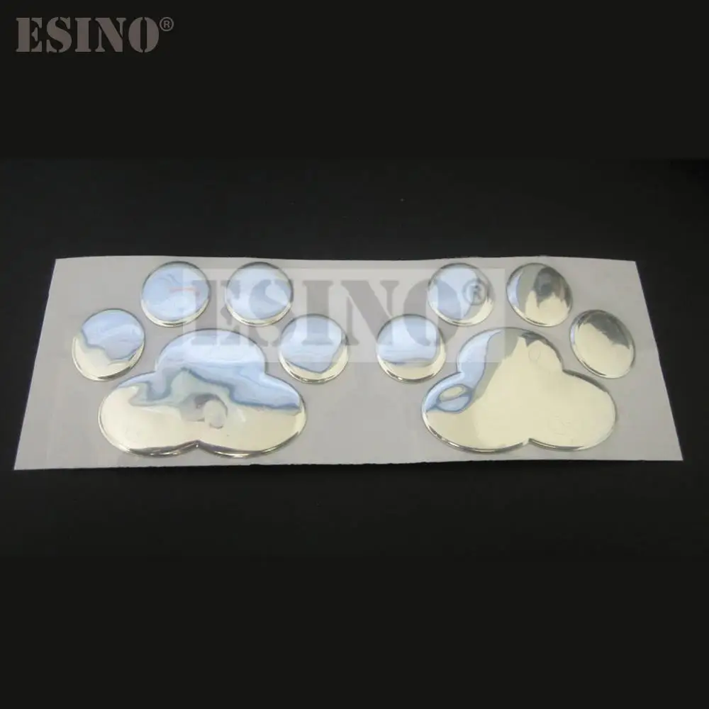 2 x Стайлинг автомобиля ПВХ 3D забавная собака кошка лапа питомец животных следы