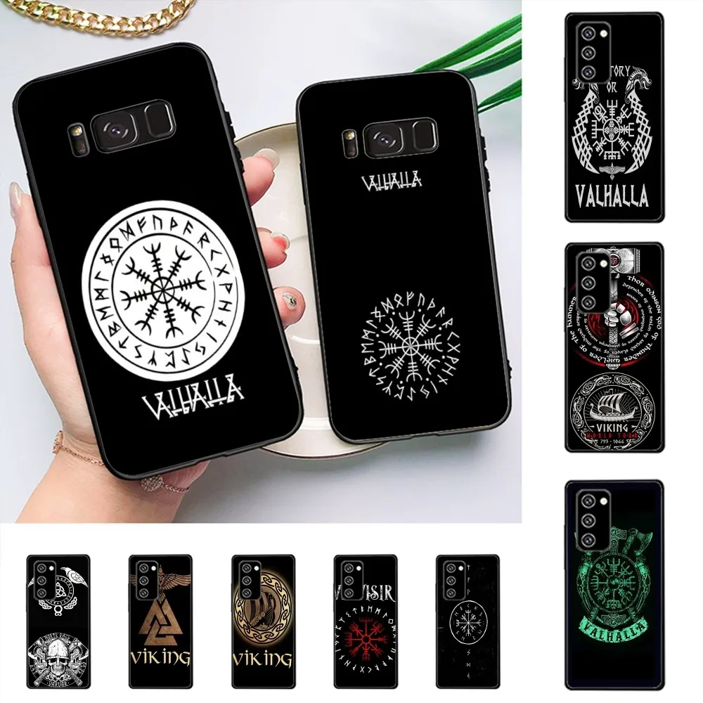 V-Viking V-Vegvisir Logo Phone Case For Samsung J 7 plus 7core J7 neo J6 prime Mobile Cover