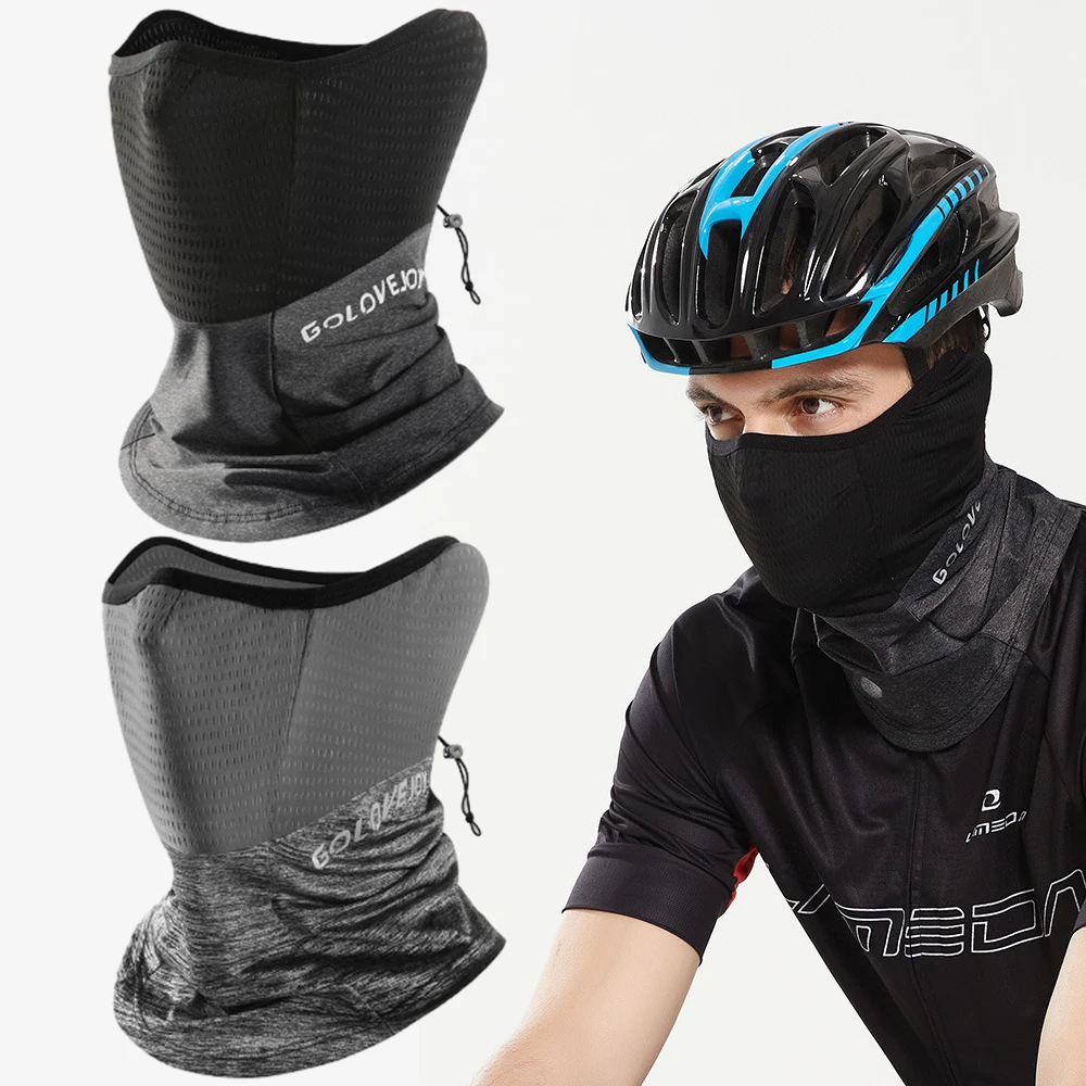 

Summer Breathable Ice Silk Face Scarf Universal Motorcycle Bicycle Balaclava Neck Cover Outdoor Sport Windproof Dust Accessories