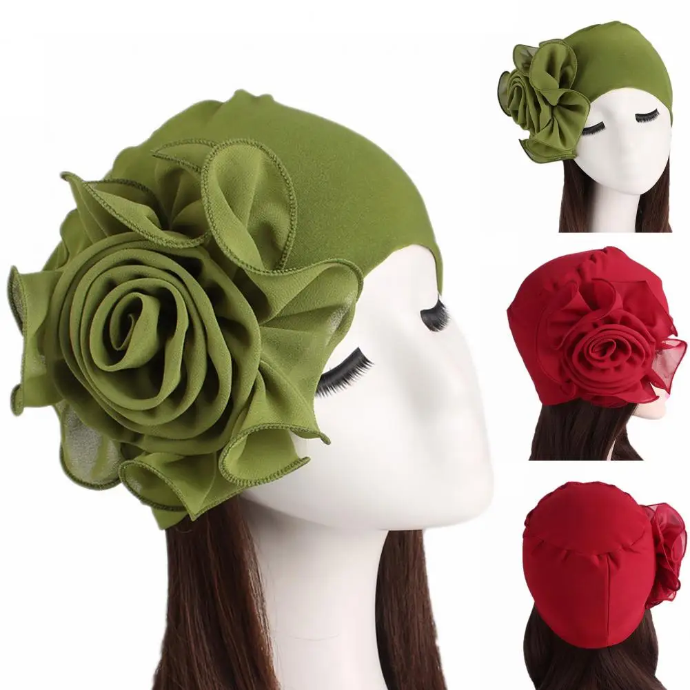 

Casual Hat Polyester Soft 16 Colors High Elasticity Ladies Cap Ladies Hat Sun Protection