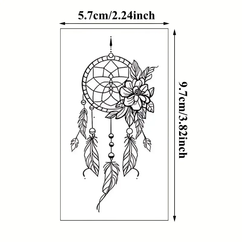 30 шт./компл. водостойкая поддельная татуировка для девочек и женщин тело спина