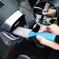 2pcs car cleaning brush double head car air conditioner vent slit brush instrumentation dusting cleaning brush