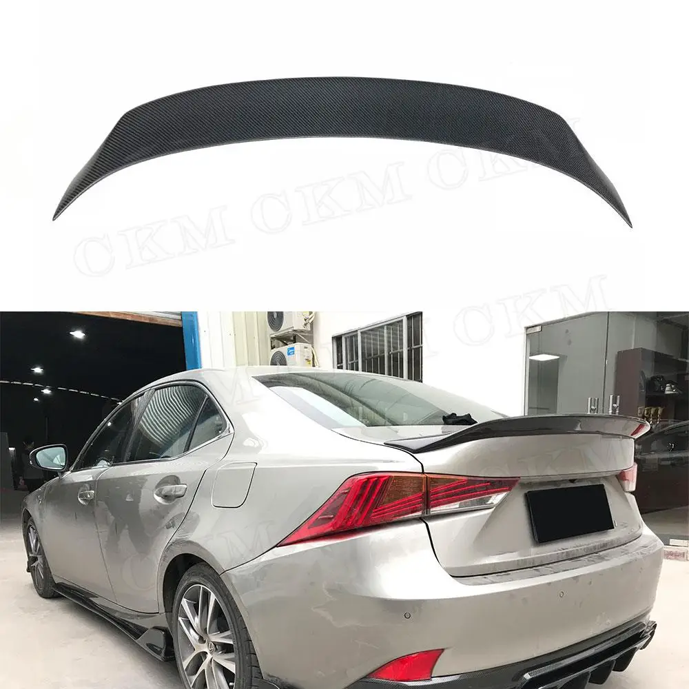 

Carbon Fiber Rear Trunk Lip Spoiler for LEXUS IS300 IS350 IS F Sport Sedan 4 Door 2014-2018 Car Styling