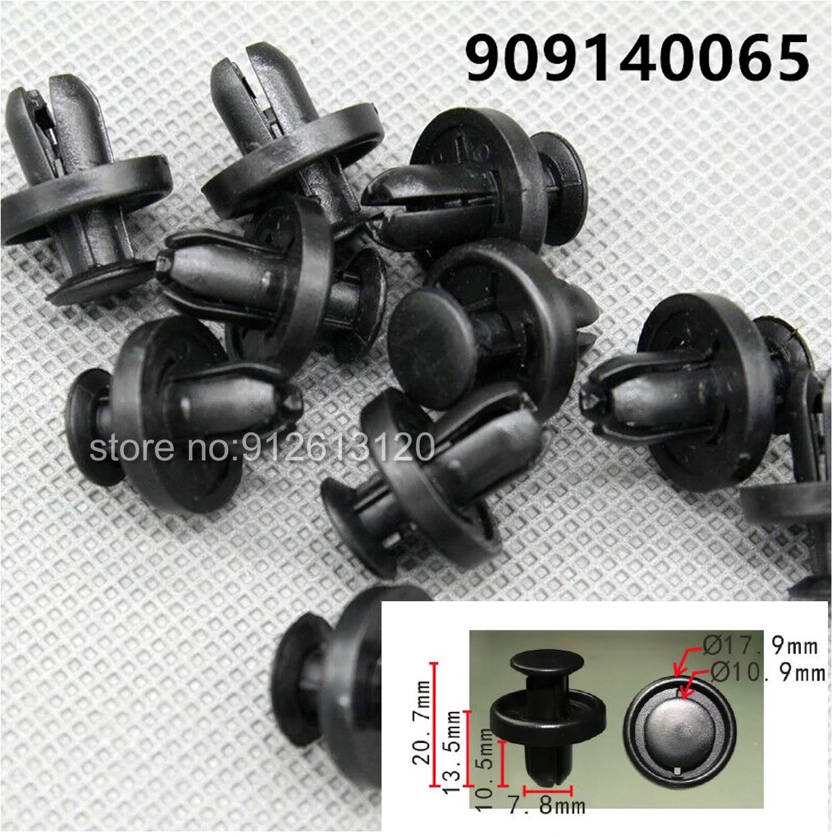 100/500X oem для Subaru BRZ Forester Impreza WRX Legacy Outback нейлоновые нажимные фиксаторы 909140065 909140065 SU00302989