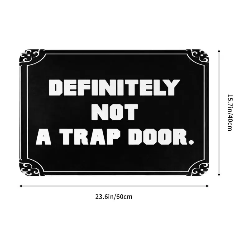 Персонализированный женский не ловушка Дверной Коврик Противоскользящий коврик