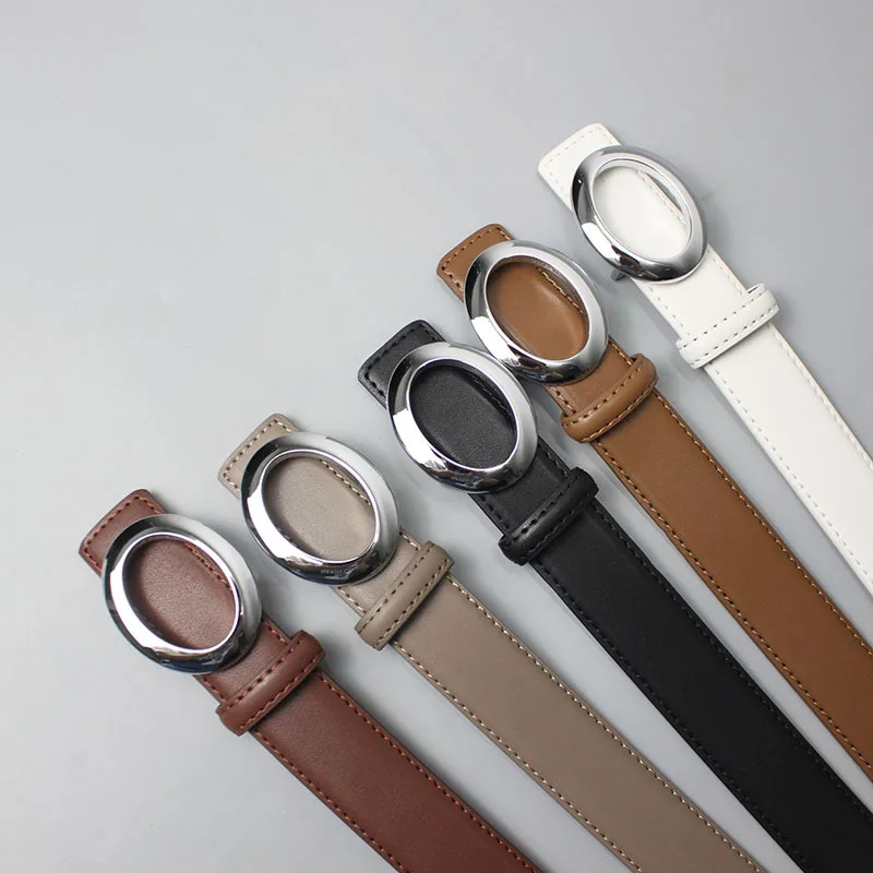 

Women's New Vintage Cowhide Wide Belt Waist Cover with Suit Decoration Dress