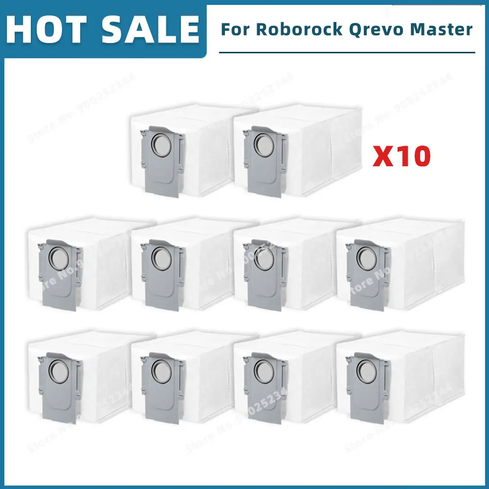 

Аксессуары для Roborock Qrevo Master / Qrevo Slim: щетка, фильтр, швабра, мешок для пыли