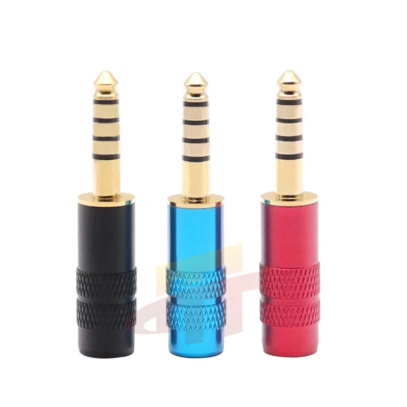 20 шт. 4 мм сбалансированная штепсельная вилка 5 полюсов штекер для наушников