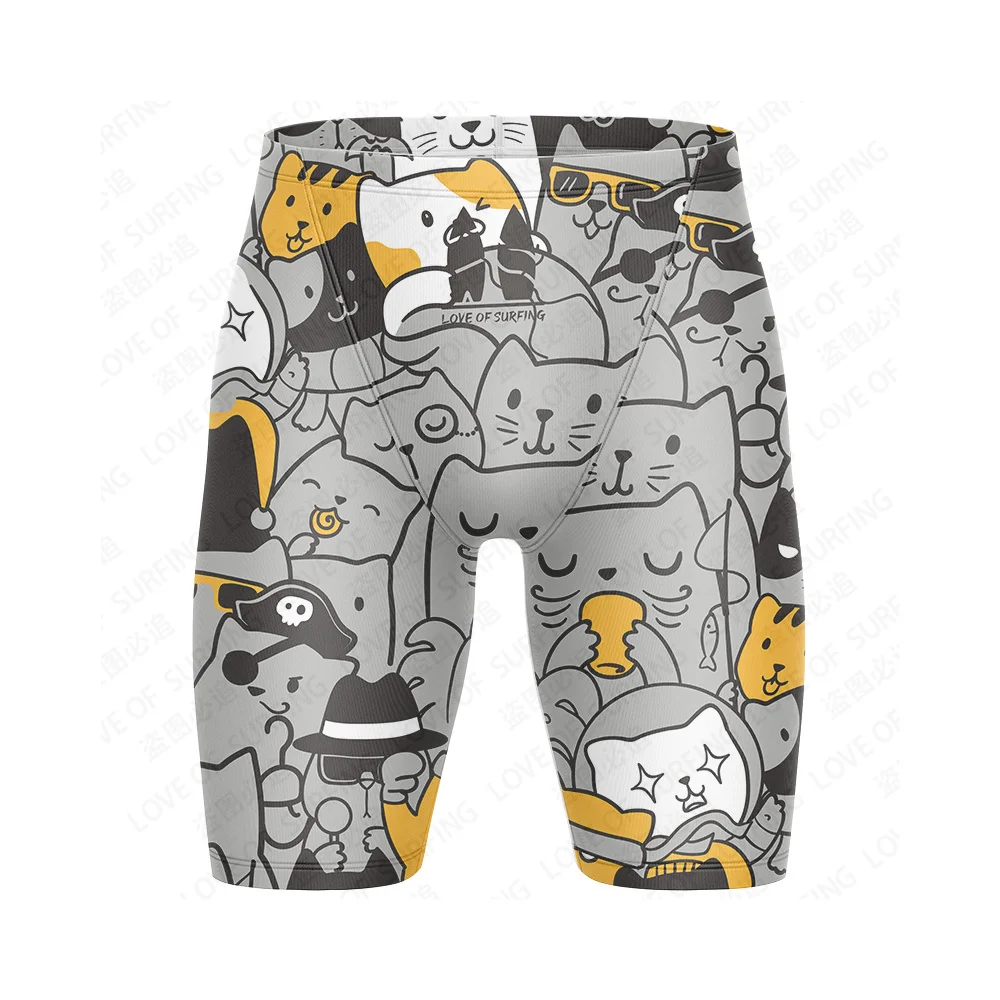LOVE OF SURFING Summer New Water Sports Surfing Shorts Men's Quick Dry Swim Pants Disturber Swimming Training Shorts Customizabl