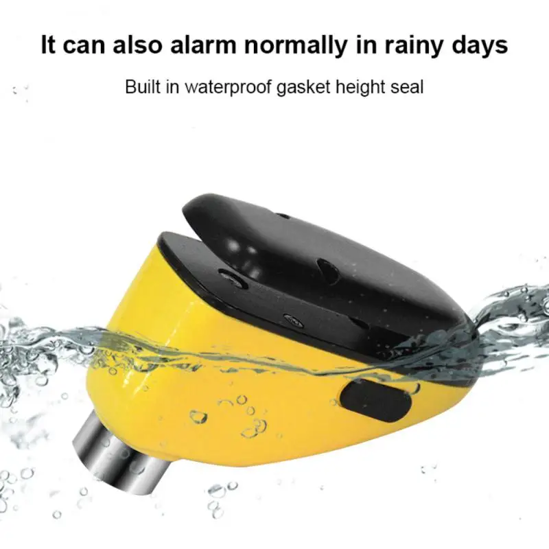 

Scooter Wheel Disc Brake Alarm Lock Type-C Charging Security Anti-theft Alarm Motorcycle Spare Wrench Packages Riding Equipment